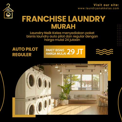 Franchise Laundry Murah