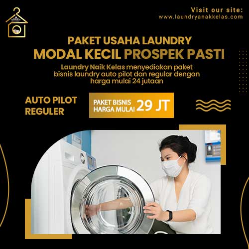 paket usaha laundry modal kecil